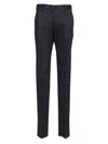 Tagliatore Prince Of Wales Trousers In Blue
