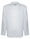 Tagliatore White Linen Shirt