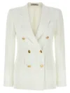 Tagliatore Double-breasted Jacket In White