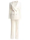 Tagliatore White Tailored Double-breasted Suit In White