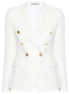 Tagliatore Women's Double-breasted Jacket In White