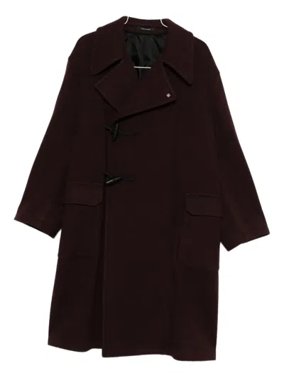 TAGLIATORE WIDE-LAPEL COAT