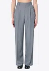 Tagliatore Wide-leg Pinstripe Pants