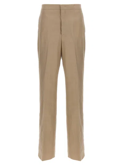 Tagliatore Concealed Trousers In Brown