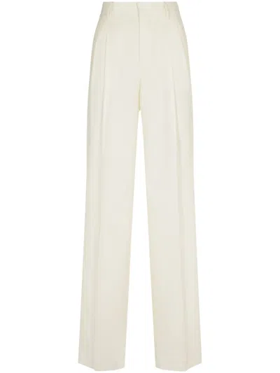 TAGLIATORE WIDE-LEG TROUSERS WITH HIGH WAIST