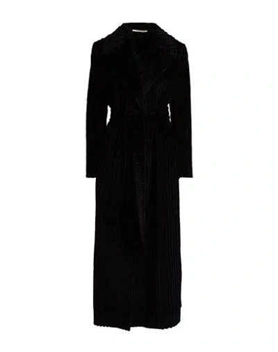 Tagliatore Woman Coat Black Size 4 Cotton