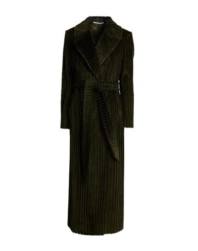 Tagliatore Woman Coat Dark Green Size 4 Cotton