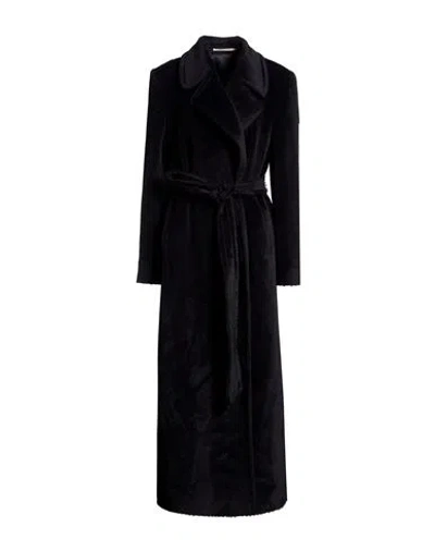 Tagliatore Woman Coat Midnight Blue Size 10 Alpaca Wool, Virgin Wool