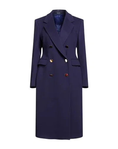 Tagliatore Woman Coat Purple Size 8 Virgin Wool, Cashmere