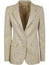 Tagliatore Sequin-embellished Blazer In Multicolour