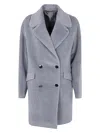 Tagliatore Ariane Woman Coat Clothing In Grey