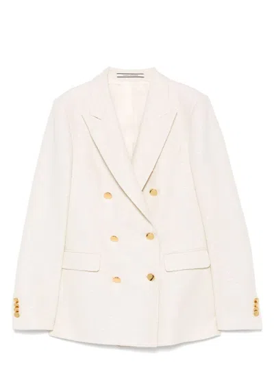 TAGLIATORE WOMEN'S COTTON BLEND DOUBLE-BREASTED JACKET
