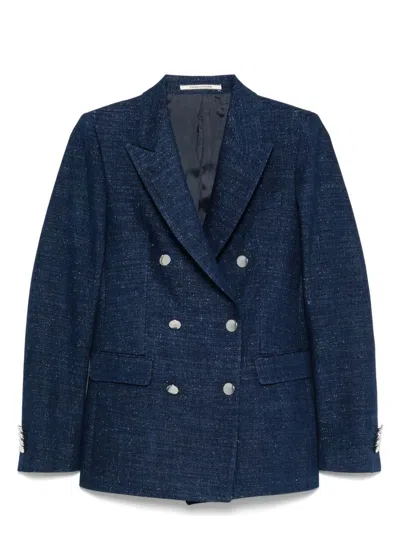 TAGLIATORE WOMEN'S COTTON DOUBLE-BREASTED JACKET