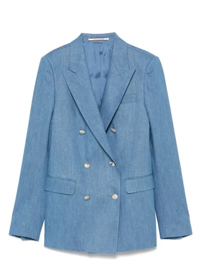 TAGLIATORE WOMEN'S COTTON DOUBLE-BREASTED JACKET