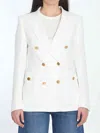 Tagliatore Women Wool Double-breasted Jacket In White