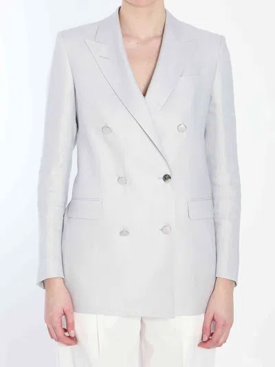 Tagliatore Women Double-breasted Jacket In White