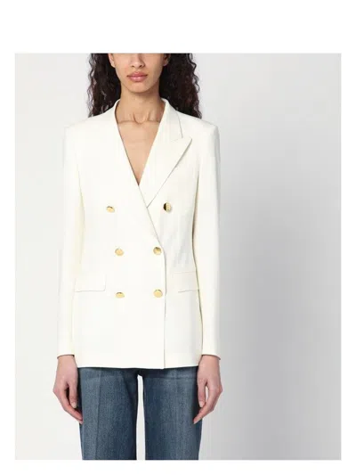 TAGLIATORE WOMEN'S DOUBLE-BREASTED WOOL-BLEND JACKET