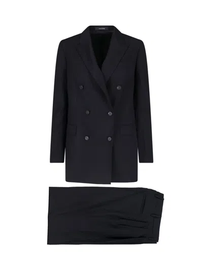 Tagliatore Women's Double-breasted Blazer And Trousers Set In Multi