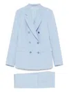 TAGLIATORE WOMEN'S DRESSES CLEAR BLUE
