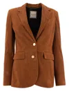 Tagliatore Tailored Jackets Button Detailing In Brown