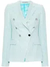 Tagliatore Double-breasted Checked Blazer In Multi