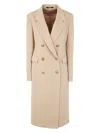 Tagliatore Double-breasted Notched-lapels Coat In Brown