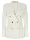 Tagliatore Doublebreasted Blazer In White