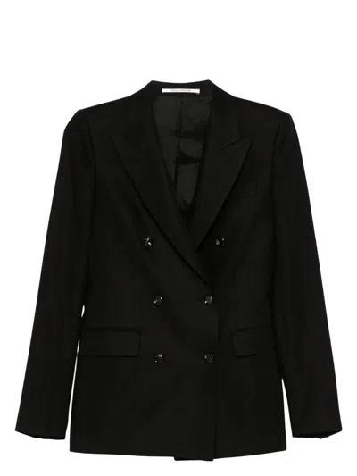 TAGLIATORE WOMEN'S PARIGI DOUBLE-BREASTED LINEN BLAZER