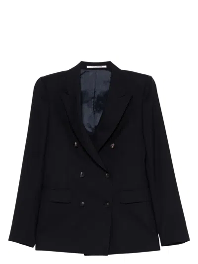 TAGLIATORE WOMEN'S PARIGI DOUBLE-BREASTED WOOL BLAZER