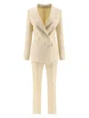 Tagliatore Two Piece Tailored Suit In Beige