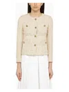 Tagliatore Beverly Tweed Jacket In Beige