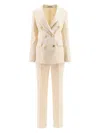 Tagliatore Tailored Suit With Notched Lapels And Double-breasted Design In Beige