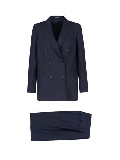 Tagliatore Women's Virgin Wool & Silk Dress In Blue