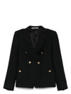 Tagliatore Wool Double-breasted Jacket Featuring Back Vent