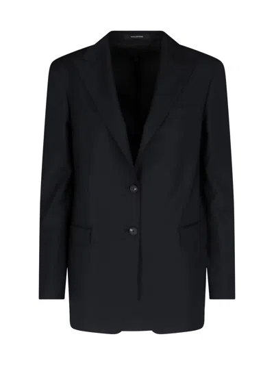 Tagliatore Women's Wool-blend Stretch Jacket In Black