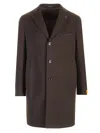Tagliatore Wool And Cashmere Coat Coats Brown