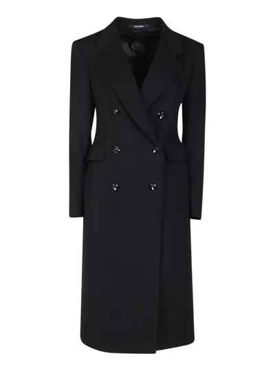 TAGLIATORE WOOL AND CASHMERE DOUBLE-BREASTED COAT