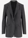 Tagliatore Wool And Cashmere Jacket In Black