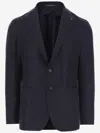 TAGLIATORE TAGLIATORE WOOL AND CASHMERE SINGLE BREASTED JACKET