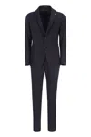 Tagliatore Blue Virgin Wool Tuxedo Suit