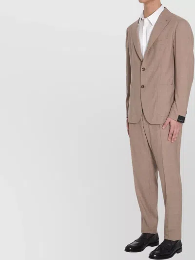 TAGLIATORE WOOL AND SILK BLEND SUIT