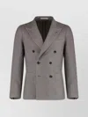Tagliatore Wool And Silk Double-breasted Jacket