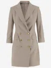 TAGLIATORE WOOL AND SILK DOUBLE-BREASTED JACKET