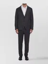 Tagliatore Wool And Silk Two-piece Tailored Suit In Black