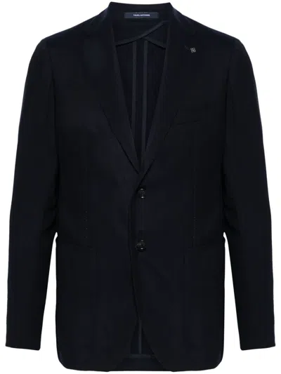 Tagliatore Wool Blazer In Blue
