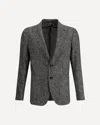 Tagliatore Wool Blazer In Gray