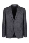 TAGLIATORE WOOL BLEND BLAZER