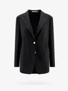 Tagliatore Wool Blend Blazer With Gold Buttons
