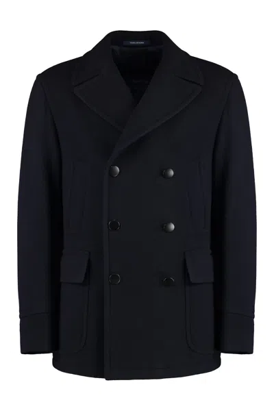 TAGLIATORE WOOL BLEND COAT