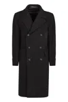 Tagliatore Logo-plaque Double-breasted Coat